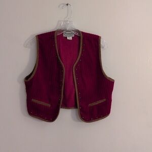 Vintage 1980's Corduroy Vest